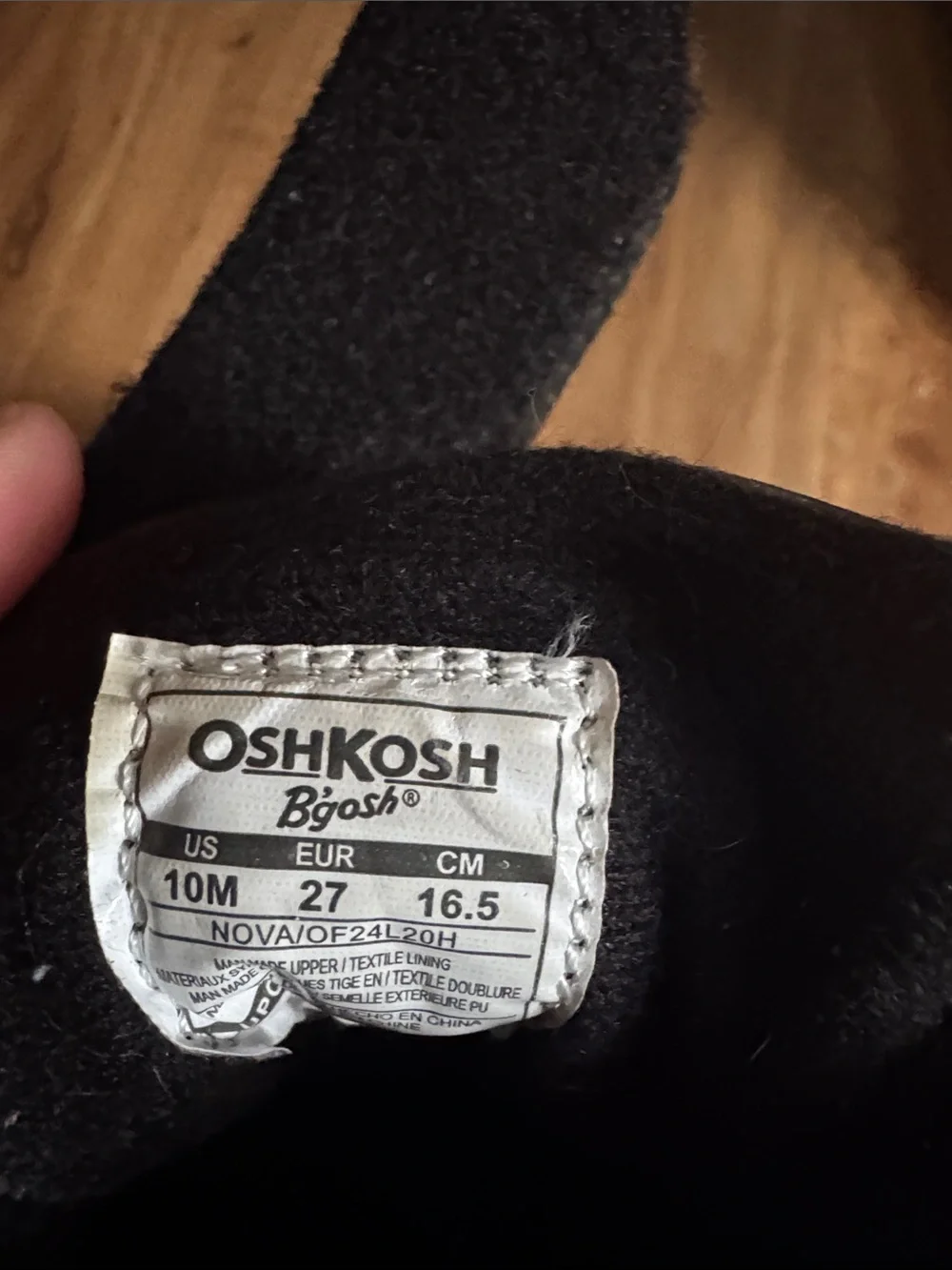 OshKosh B'gosh Metallic Leopard Print Ankle Boots - Black/Bronze